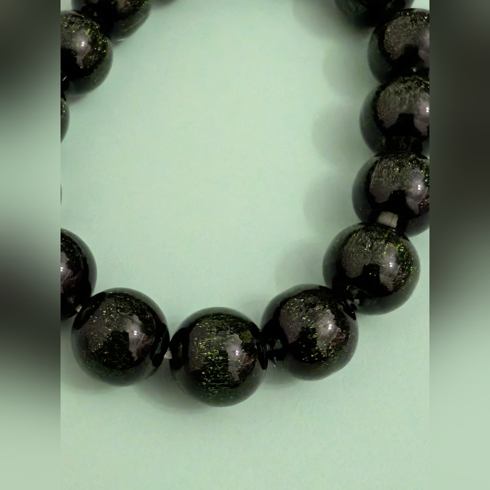 Green Goldstone Bracelet